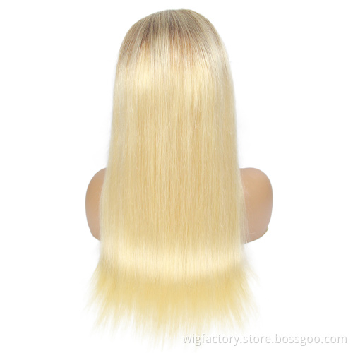 Remy hair 13*4 lace frontal straight wigs, 613 frontal wig 100% human hair, human wigs 100% human hair blonde